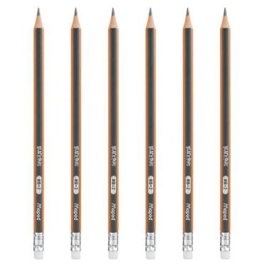 Imagem de Lápis Preto HB N2 Black Peps Triangular Ergonômico Kit c/ 2, 4 ou 6 Un
