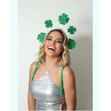 Imagem de Tiara Fantasia Carnaval  Papilloo, Verde