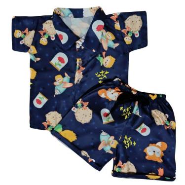 Imagem de Roupa Pequeno Príncipe Menino para Festa Conjunto - IEL, Azul marinho,