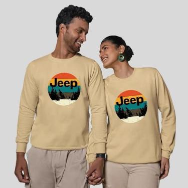 Imagem de Kit 2 Blusas Frio Moletom Careca Sem Capuz Casal Namorados Serra - MP 