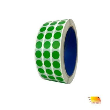 Imagem de Etiqueta Selo Bolinha Colorida 10mm - Rolo Com 5000 Adesivos - Etiquet