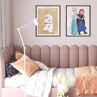 Imagem de Kit Cabeceira Modular Nuvem Estofada Sued Cama Box Casal Queen king So