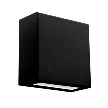 Imagem de Arandela Effet05 2 Fachos 110x110x45mm Para 1 Lâmpada G9 - Incolustre | Preto