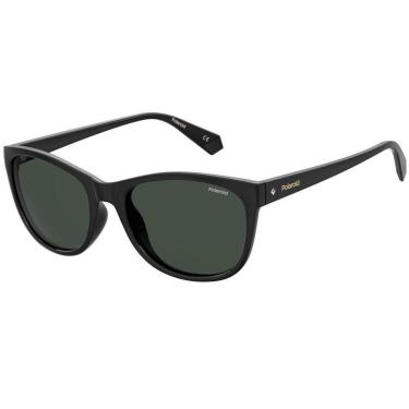 Imagem de Óculos de Sol Polaroid Pld 4099/S  55 - Preto - Polarizado-Feminino