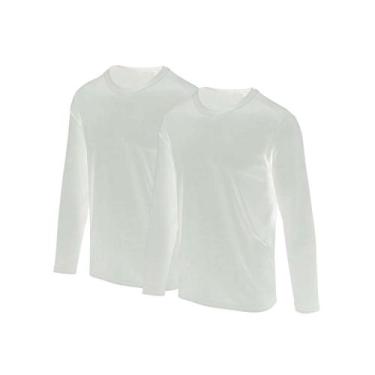 Imagem de Kit 2 Camisetas Proteção Solar Permanente UV50+ Tecido Gelado  Slim Fi