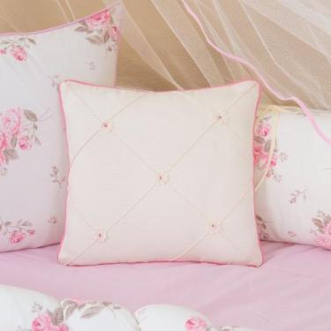 Imagem de Kit enxoval para berço americano modelo meia trança( harmonia) floral 