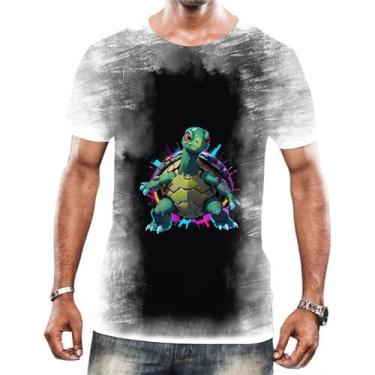 Imagem de Camisa Camiseta Tshirt Animais Cyberpunk Tartarugas Réptel 1 - Enjoy S