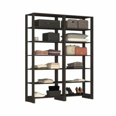 Imagem de Closet com 12 Prateleiras EY103-103 Linha Yes Emovell, Grafite Intenso