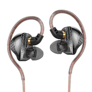 Imagem de Fones de ouvido H89 IEM para monitor de ouvido, fones de ouvido com fio com microfone, fones de ouvido com fio H89, fones de ouvido potentes graves cristalinos, fones de ouvido para computador,