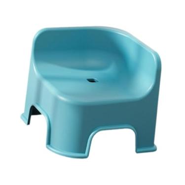 Imagem de YWJLQH Banquinho Pequeno para Crianças, Banco de Banheiro, Apoio para Os Pés, Resistente, Embaixo Da Mesa, Apoio para Os Pés, Banquinho para Penico, Trocador, Azul