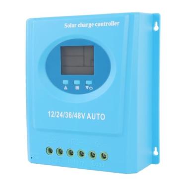Imagem de Controlador de carga solar MPPT,controlador MPPT de 12V, 24V, 36V e 48V com porta USB dupla, visor LCD de parâmetros automáticos,para baterias de lítio e de gel seladas e