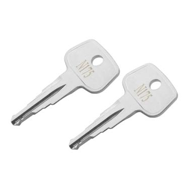 Imagem de Hugexpen Chave N175 para substituição de chave Thule, serve para acessórios de rack de teto Thule, rack de esqui de carro, chave de barras transversais etc. (2 peças)