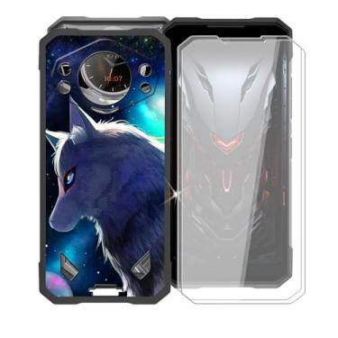 Imagem de Capa para Doogee S200 (6,7 polegadas), com 2 peças, protetor de tela de vidro temperado, fina e antiarranhões para Doogee S200, capa de silicone líquido à prova de choque para Doogee S200 - XT6