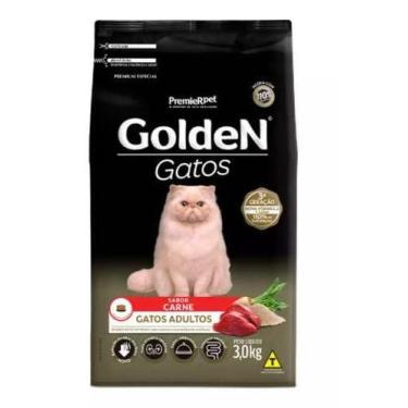 Imagem de Ração Golden Para Gatos Adultos Sabor Carne 3kg - PREMIER PET