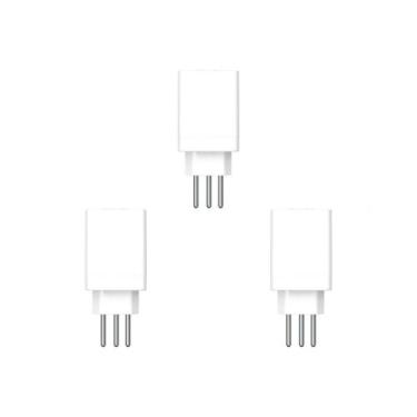 Imagem de Kit C/3 - Protetor De Surto Plug 2P+T 10A Qualitronix Bra... - RCD