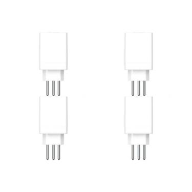 Imagem de Kit C/4 - Protetor De Surto Plug 2P+T 10A Qualitronix Bra... - RCD