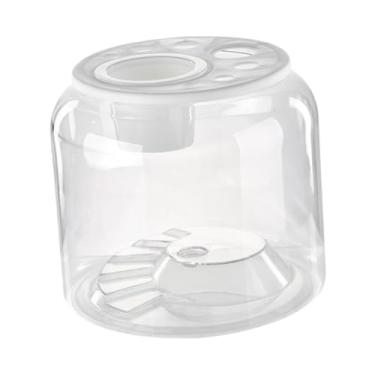 Imagem de Generic Contêiner de tartaruga aquário de mesa central peça de moda DIY Micro paisagem Tanque de exibição de sala de estar para casa de fazenda de hotel, L