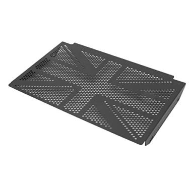 Imagem de Tampa de Guarda de Grade de Radiador de Aço Inoxidável para Tridente 660 Motocicleta - Design de Grade Hexagonal, Prova de Impacto, Pedras e Proteção de Areia