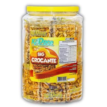 Imagem de Pé de moleque big crocante doce de amendoim kidoce pote 20 un. 1,020kg