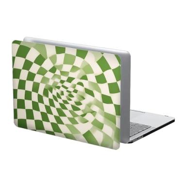Imagem de COTAIL Compatível com MacBook Air 13 polegadas 2022 2021 2020 capa rígida de plástico para MacBook Air 13 polegadas, capa 13.3 Pro (A1706/A1708/A1989/A2159/A2289/A2338), xadrez verde e branco