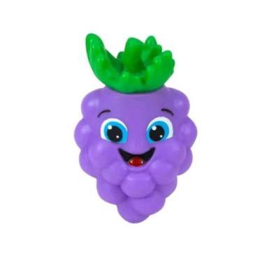 Imagem de Chocalho Mordedor Frutinhas Macio C/barulho Suave - Vila Toy, Uva