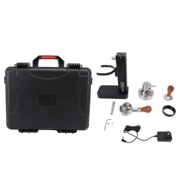 Imagem de Máquina de café Compacta Recarregável de Aço Inoxidável, Extração Inteligente de 9bar, Ideal para Viagens, Camping, Grãos de café Pré-imersão na Extração (Plugue EUA 100-240V)