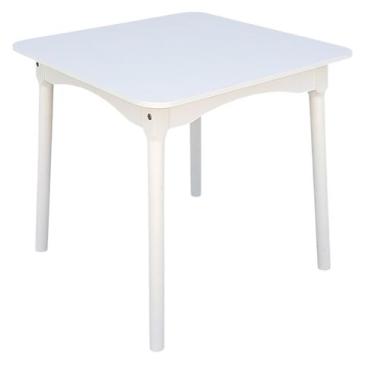 Imagem de Mesa de Jantar Colonial Brisa Mesa 80X80 cm Branca  Compacta Linda! ( 
