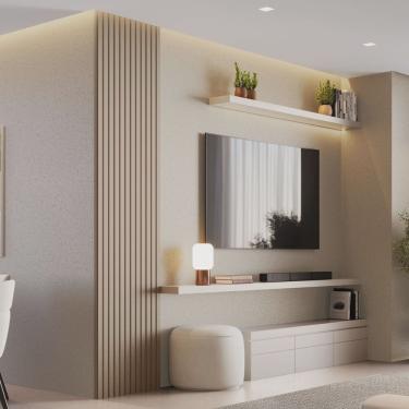 Imagem de Painel Ripado Milão 2,50x0,58x3,3mm(1,45)m² Ecorevest