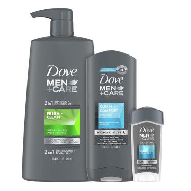 Imagem de Conjunto de cuidados pessoais dove men + care Clean Comfort para homens