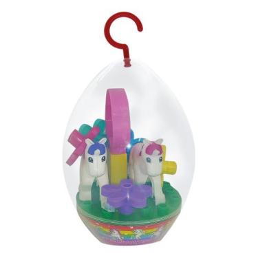 Imagem de Kit Blocos De Montar Unicórnio Mágico Brinquedo Divertido - Monte Líba