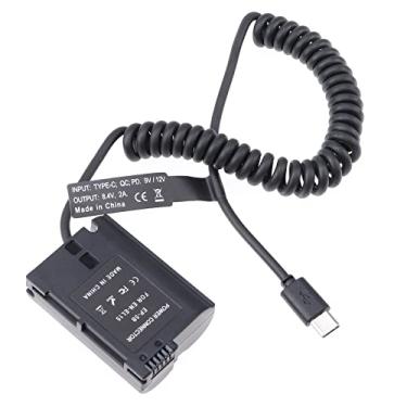 Imagem de FocusFoto Cabo Adaptador De Alimentação De Bateria Usb-C Tipo C Para Decodificação Completa En-El15 Para Câmera Nikon D500 D600 D610 D750 D780 D800 D810 D850 Z5 Z6 Z7 Z6Ii Z7Ii V1 D7000 D7100 D7200