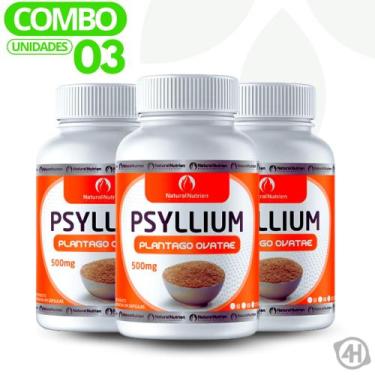 Imagem de Suplemento Vegano Psyllium 300cps de 500mg Cada - Natural Nutrien
