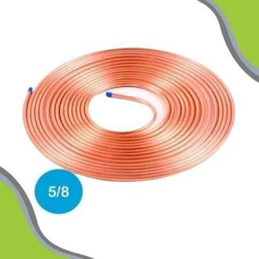 Imagem de Tubo Cano Cobre Flexivel Panqueca 5/8'' 15 Metros - ELUMA