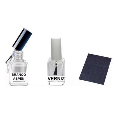 Imagem de Tinta Retoque Tira Risco Carro Nissan Branco - Aspen - Jhow Adesivos