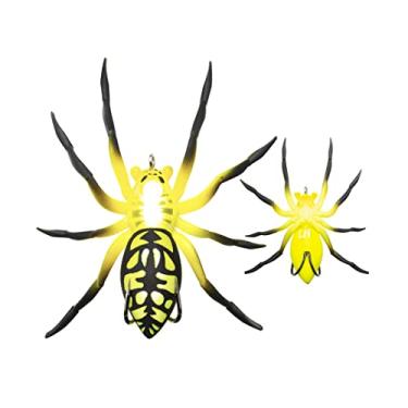 Imagem de Lunkerhunt Isca de pesca Phantom Spider | Isca de pesca superior mais realista com reator autordireito para ação natural de caminhada | Ganchos sem ervas daninhas para pesca de robalo (veneno)