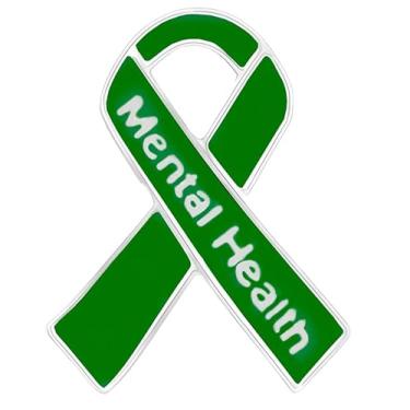 Imagem de Alfinetes de conscientização de fita verde - pacotes de atacado para paralisia cerebral, glaucoma, saúde mental, transtorno bipolar, doação de órgãos, câncer de fígado - perfeitos para dar presentes e