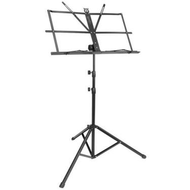 Imagem de Estante para partitura portatil com ajuste de altura - dobravel com ba