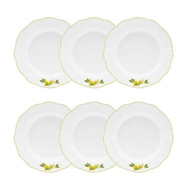 Imagem de Jogo de 6 Pratos Fundos 24 Cm Soleil Limoni Oxford