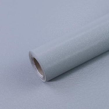 Imagem de Qianglive Papel de parede azul texturizado autoadesivo fosco papel de parede de contato removível cozinha vinil armário azul móveis papel de parede em relevo 59,9 cm x 1,198 cm