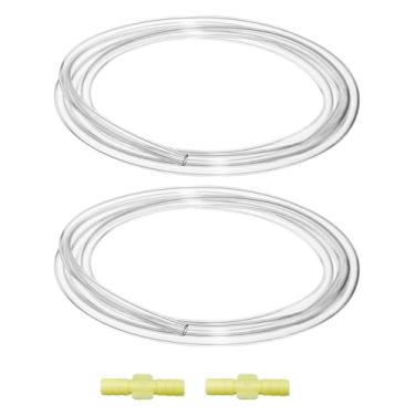 Imagem de Extensão de mangueira de drenagem adequada para máquina de gelo Nugget Opal, mangueiras de drenagem de identificação de 1/10.2 cm, máquina de gelo, linha de água, tubo de silicone, 1 metro, 2 peças