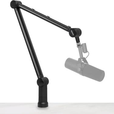 Imagem de Movo Suporte De Braço Microfone Mesa Asm-7 - Com Braçadeira Ajustável Para Compatível Shure Sm7B/Mv7, Blue Yeti, Hyperx Quadcast, Rode Podmic E Muito Mais