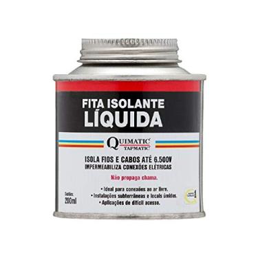 Imagem de Fita Isolante Líquida Quimatic Tapmatic 200 mL, Preta