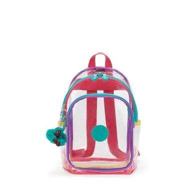Imagem de Kipling Mochila transparente Jacinta, Peacock Pop Multi, 8.75''L x 11.5''H x 7''D