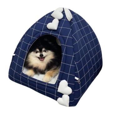 Imagem de Cama Toca Pet Grid Conforto Estilo Premium Cachorro Gato - Amour Pet, 