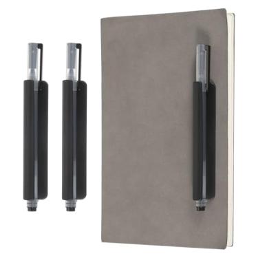 Imagem de PATIKIL 2 suportes adesivos para lápis, clipe universal de 105 mm de comprimento, suporte de caneta de silicone, organizador de canetas de escritório, para mesa, parede, prancheta, notebook, tablet