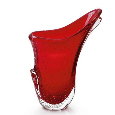 Imagem de Vaso Em Cristal Murano Vermelho - São Marcos