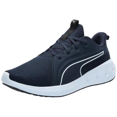 Imagem de PUMA Tênis masculino Softride Carson, Club Navy-puma branco-puma preto, 39.5