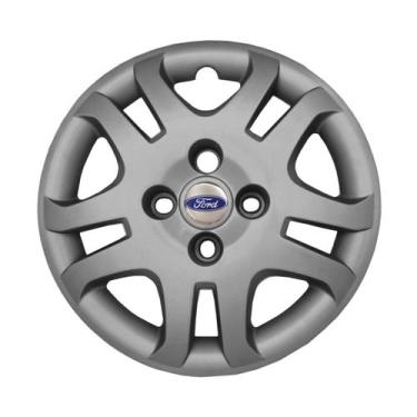 Imagem de Calota aro 14 prata 026cb cubo baixo + emblema ford - Garagem Online G