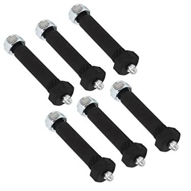 Imagem de lyrlody Trailer Mola Alvoroço Parafuso Parafolhas de Folha de Mola Parafuso Suspensão 6pcs Para Eixos de 2000-7000 Com 9/16 de Diâmetro de Diâmetro 3 Polegada de Alta Resistência de Aço de Alta