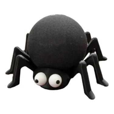Imagem de Suporte Alexa Compatível com Echo Dot 4° e 5° Geração Modelo Aranha -(Olhos Pretos, Padrão)